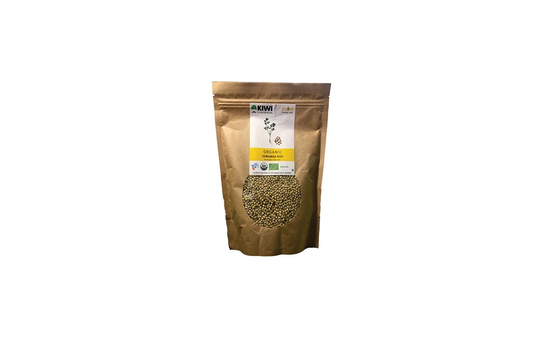 Kiwi Kisan Window Organic Coriander Seeds    Pack  200 grams